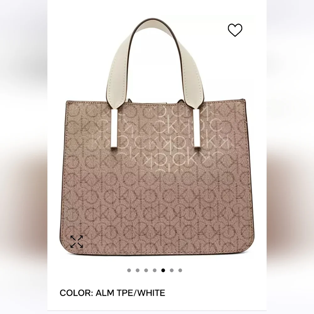 Calvin Klein Audrey Signature Convertiable Crossbody/Clutch - Picture 4 of 8